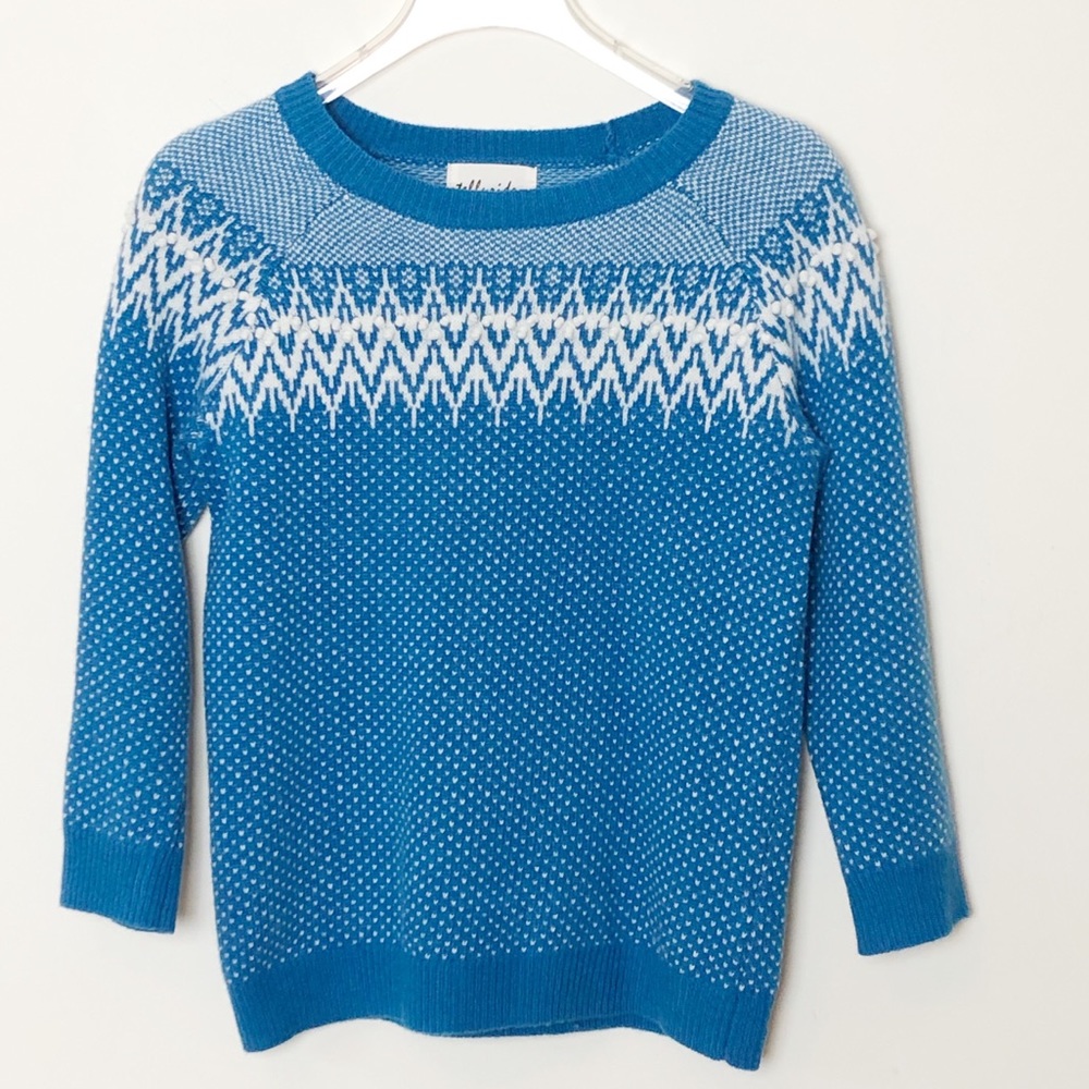 Telluride Fair Isle Wool Sweater Size S